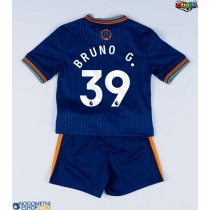 Otroški Nogometni dresi Newcastle United Bruno Guimaraes #39 Tretji 2025-26 Kratek Rokav (+ Kratke hlače)